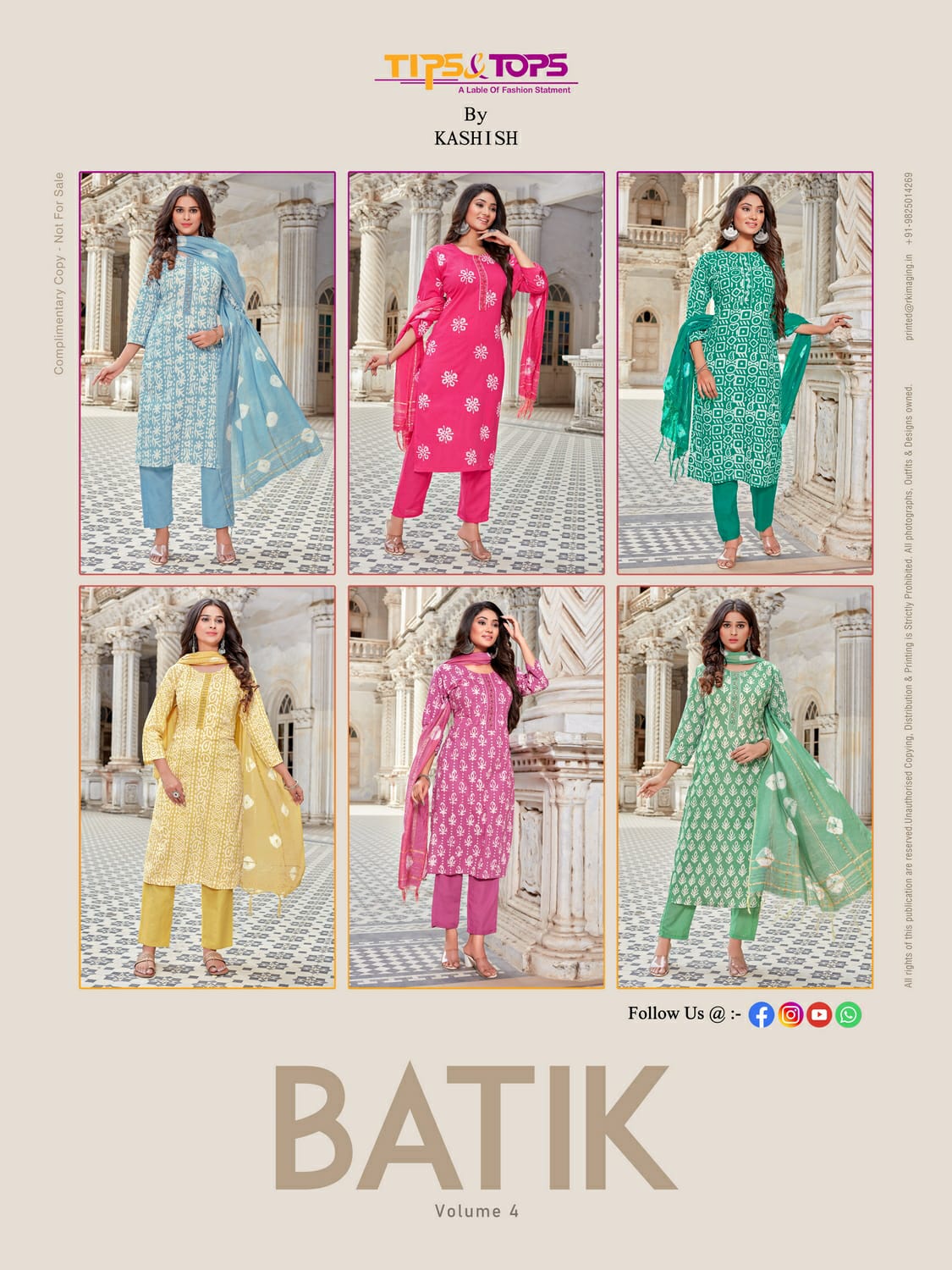 BATIK 4 Fancy Regular Wear Heavy Cotton Readymade Suit Collection